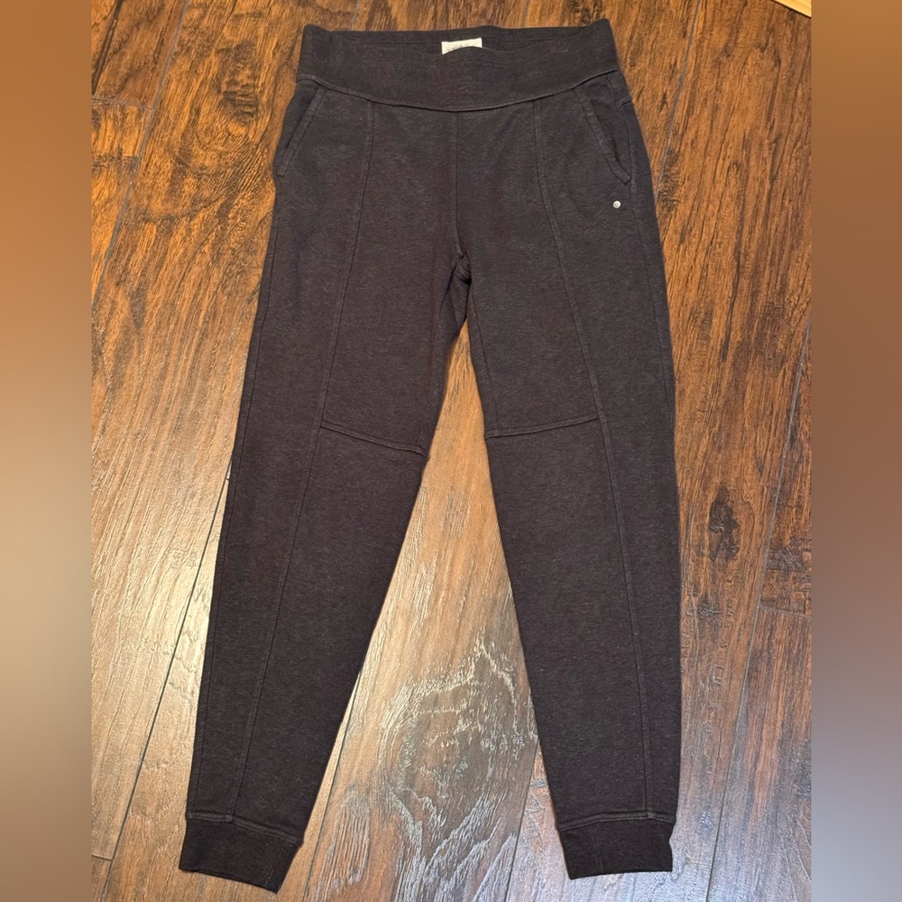 Prana Pants Joggers Charcoal Breathe Hemp Womens Small Athletic Casual Outdoors‎
